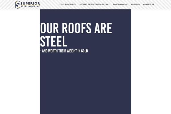 Roof-child theme site design template sample
