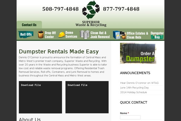 Site using Responsive Video plugin