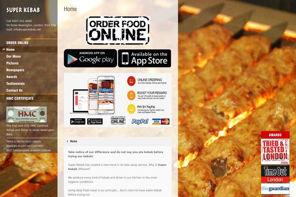 Site using Restropress plugin