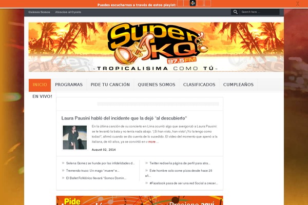 Onair2 theme site design template sample