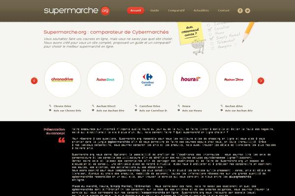 supermarche.org site used Supermarche
