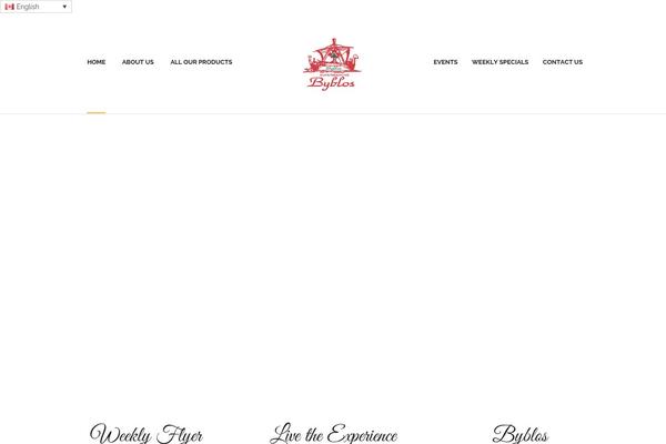 The Flavour theme site design template sample