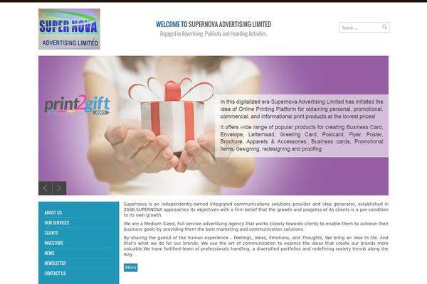 EnterMag theme site design template sample