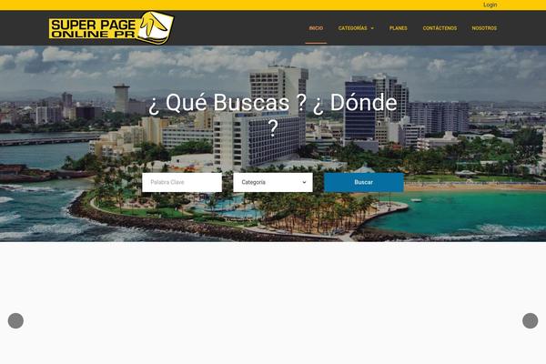 Superlist theme site design template sample