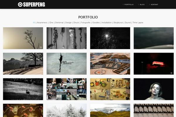 evenness theme websites examples
