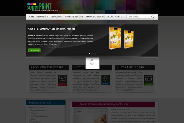 Superprint theme websites examples