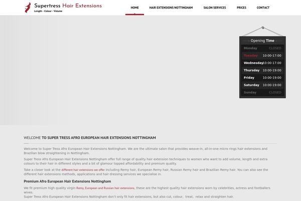 supertress-hairextensions.com site used Hairpress-child