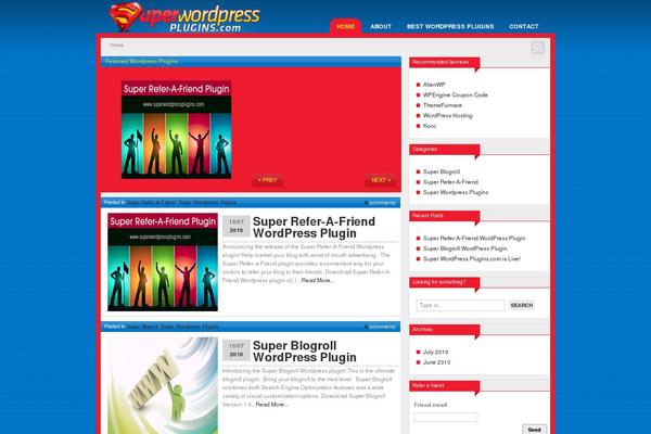 Site using Super-refer-a-friend plugin