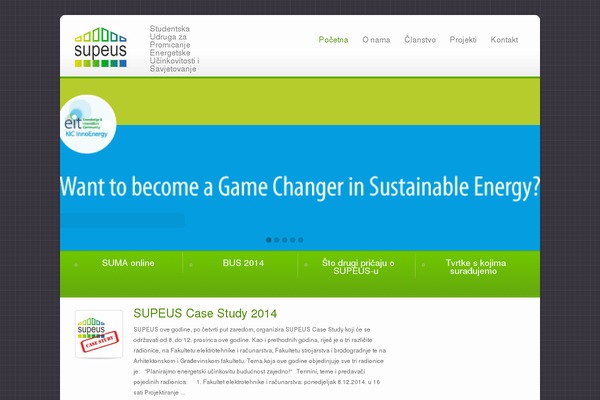 supeus.hr site used Grind Child Theme