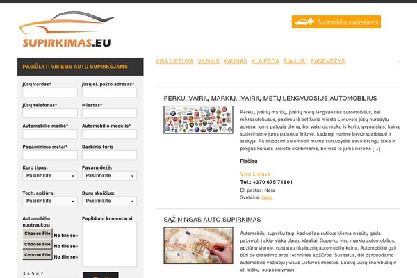 Site using Scroll Triggered Boxes plugin