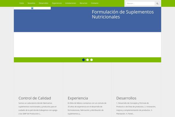 Zafiro theme site design template sample