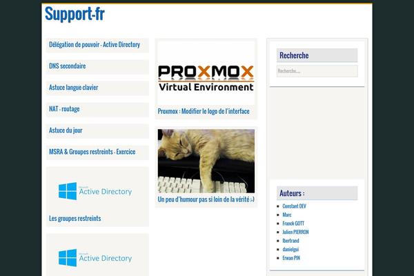 support-fr.org site used Skacero Lite