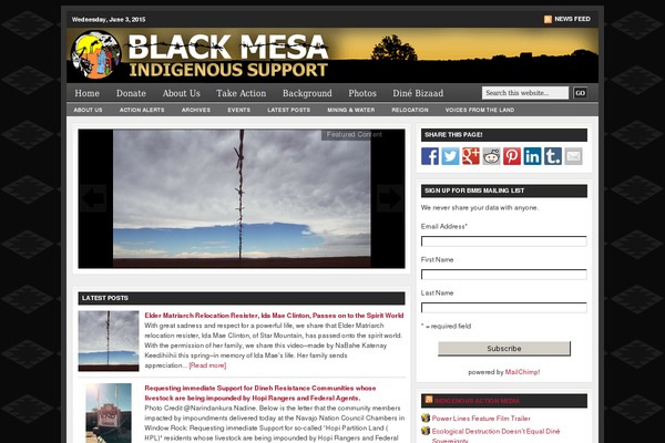 Site using Featured Content Gallery plugin
