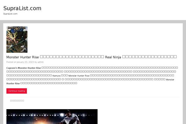 Donovan theme site design template sample