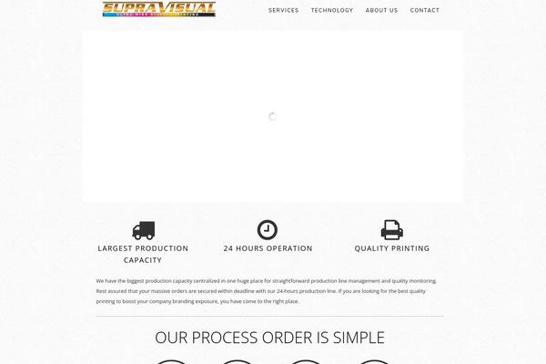 Ultimatum theme site design template sample
