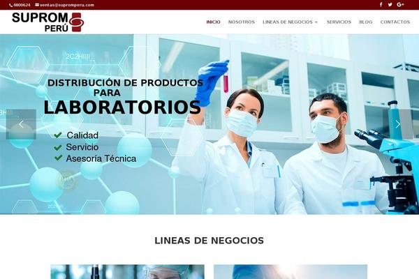 Site using Client Showcase plugin