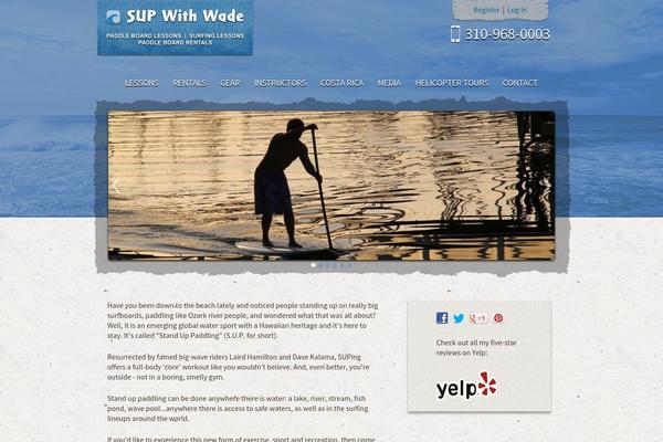 Total theme site design template sample