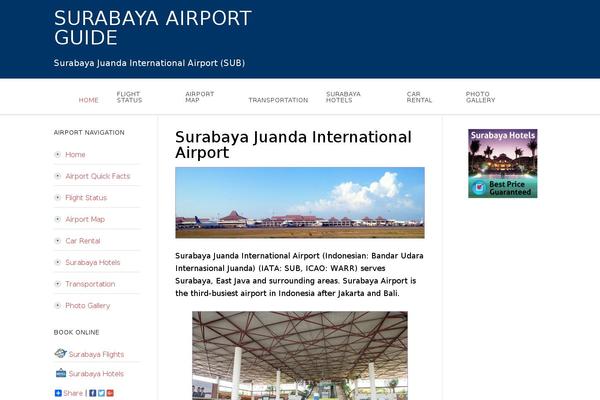 surabayaairport.com site used Eleven40-pro-airport