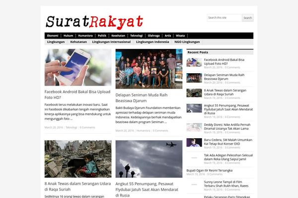 BlogArise theme site design template sample