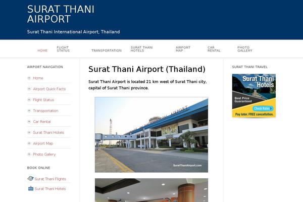 suratthaniairport.com site used Eleven40-pro-airport