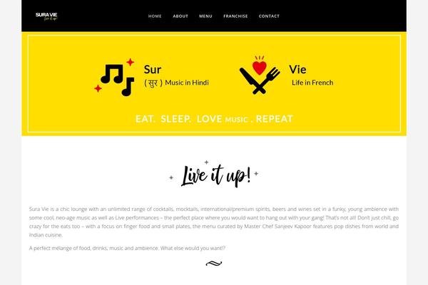 Savory theme site design template sample