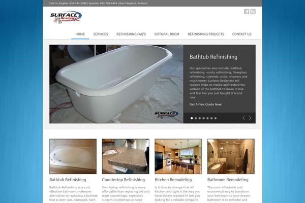 Autoser theme site design template sample