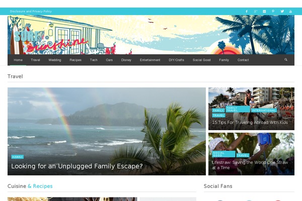 Site using Social-pro plugin
