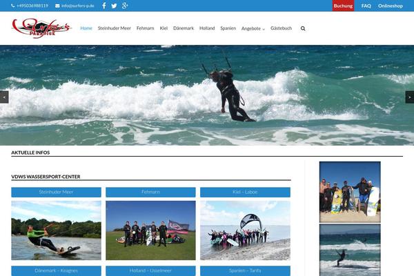 Twentyseventeen-child theme site design template sample