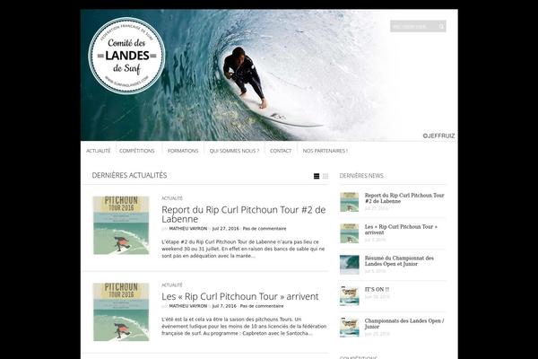 PRESSO theme site design template sample