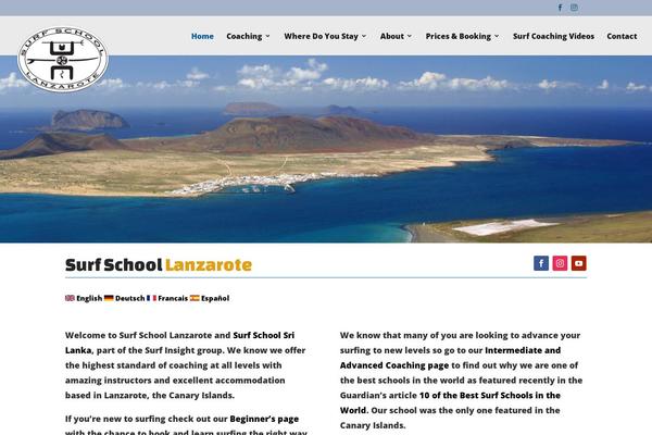 Divi Child theme site design template sample