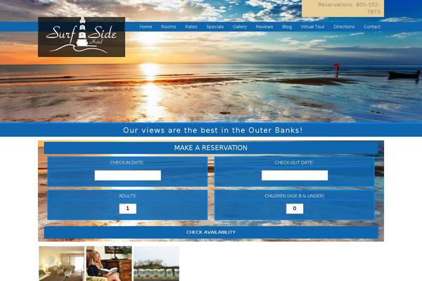 Site using Hoteller-elementor plugin