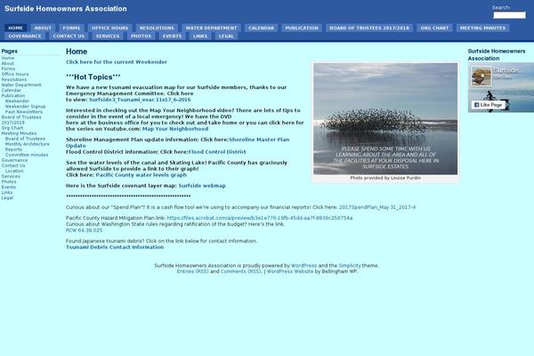 Site using My Calendar plugin