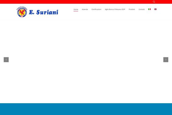 suriani.it site used Artim-theme