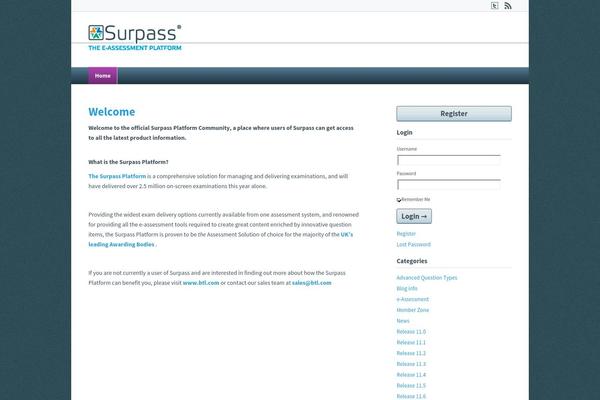 Site using Salient-core plugin