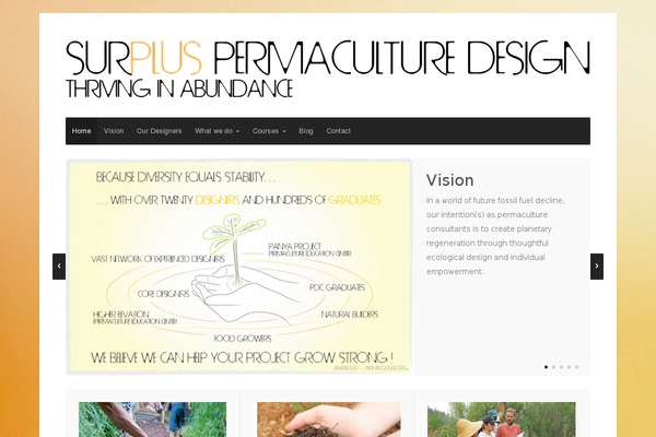 Seed theme site design template sample
