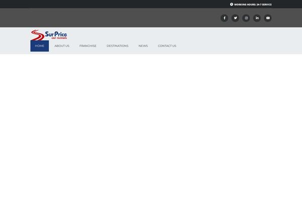 Site using Elementor plugin