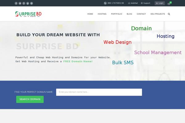 Arkahost theme site design template sample