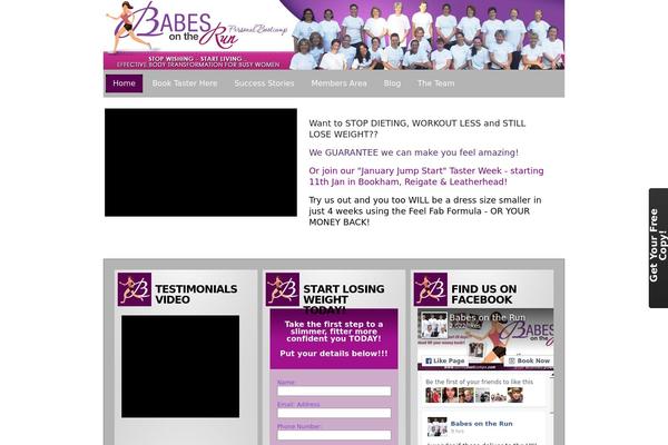 Rise theme site design template sample
