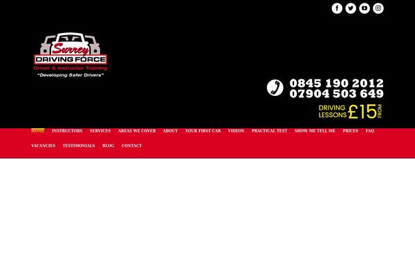 Avada Child theme site design template sample