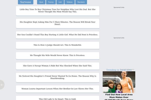 Fictive theme site design template sample
