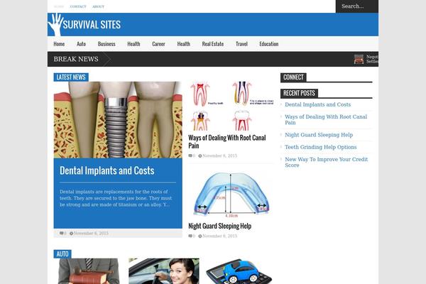 FlatNews – Responsive Magazine WordPress Theme theme site design template sample