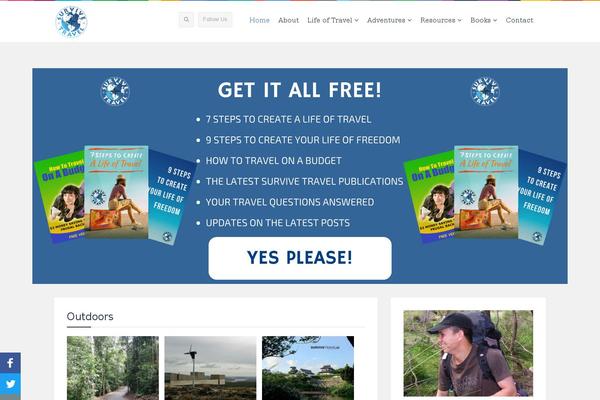 Site using wBounce plugin