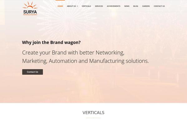 Corporative theme site design template sample