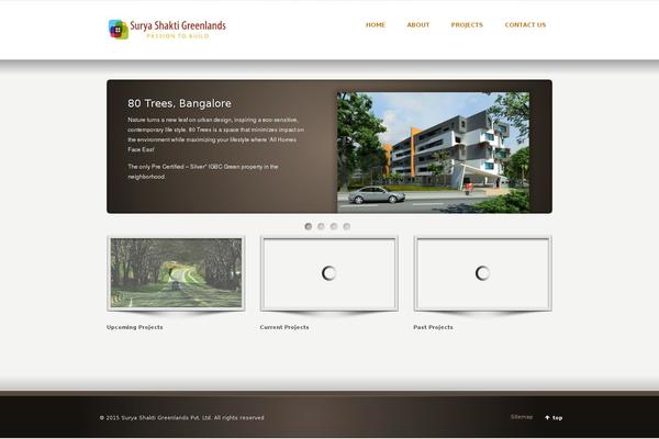 Customify theme site design template sample