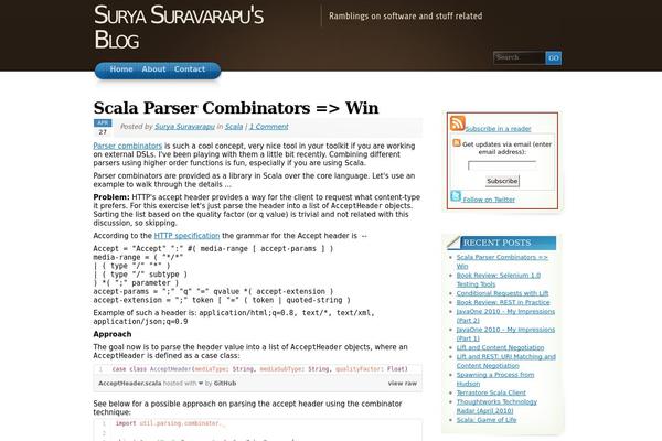 Site using Superb-blocks plugin