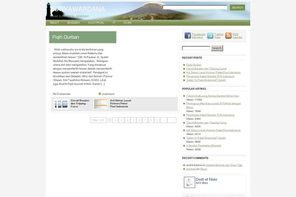 Site using Post Hit Counter plugin