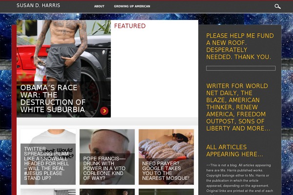 Destro theme site design template sample