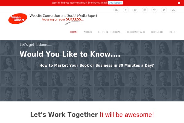 susangilbert.com site used Divi Child