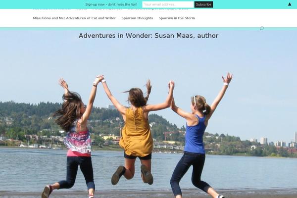 Site using MailChimp Top Bar plugin