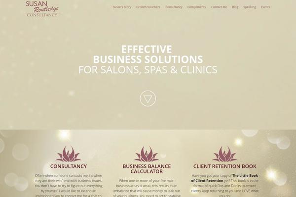 Generatepress_child theme site design template sample